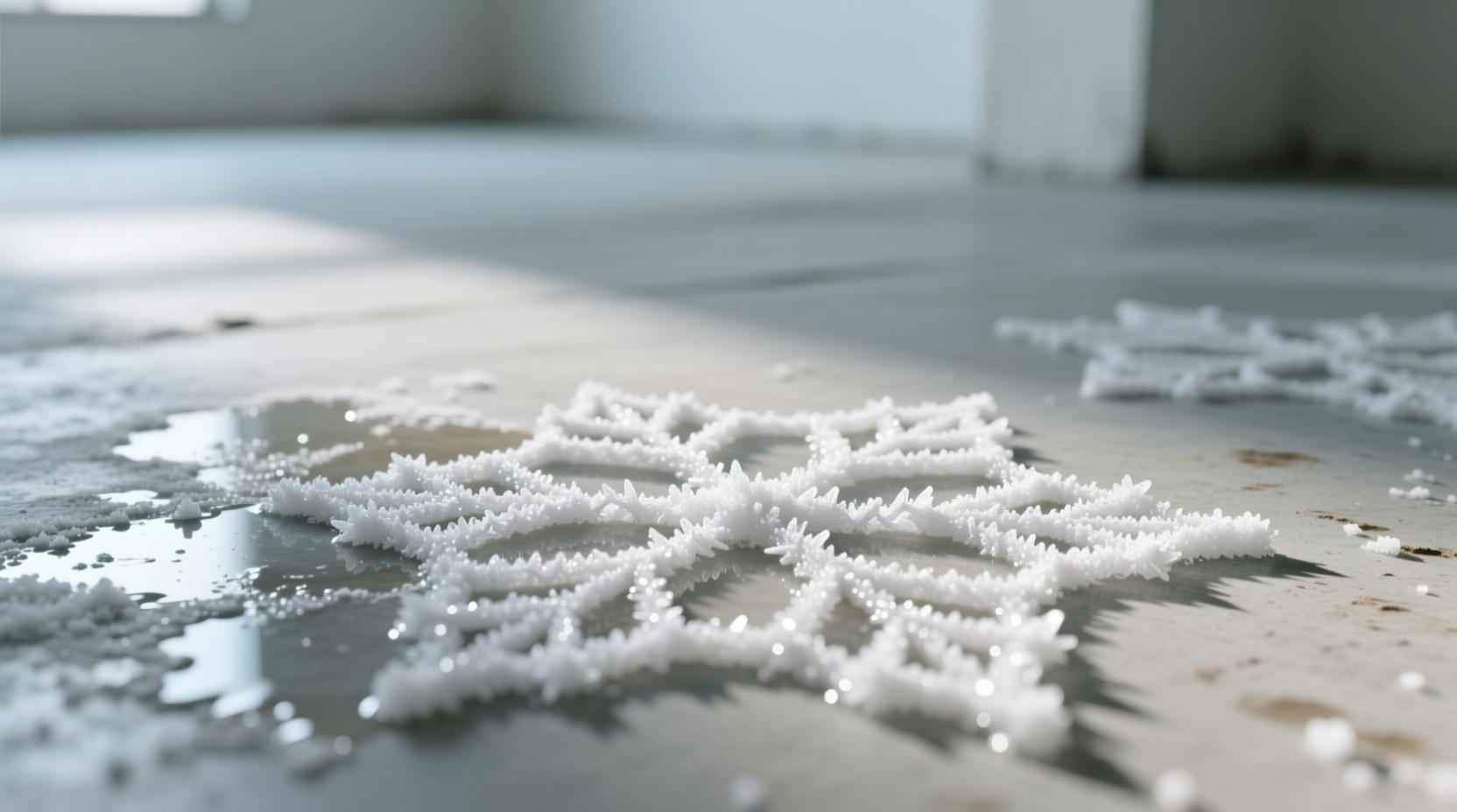 clean salt stains on floors