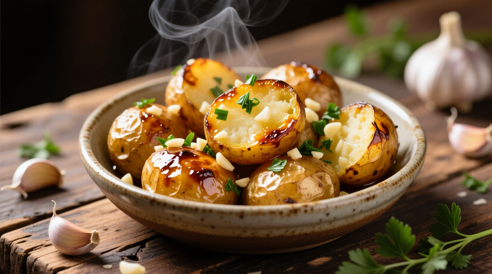 garlic potatoes