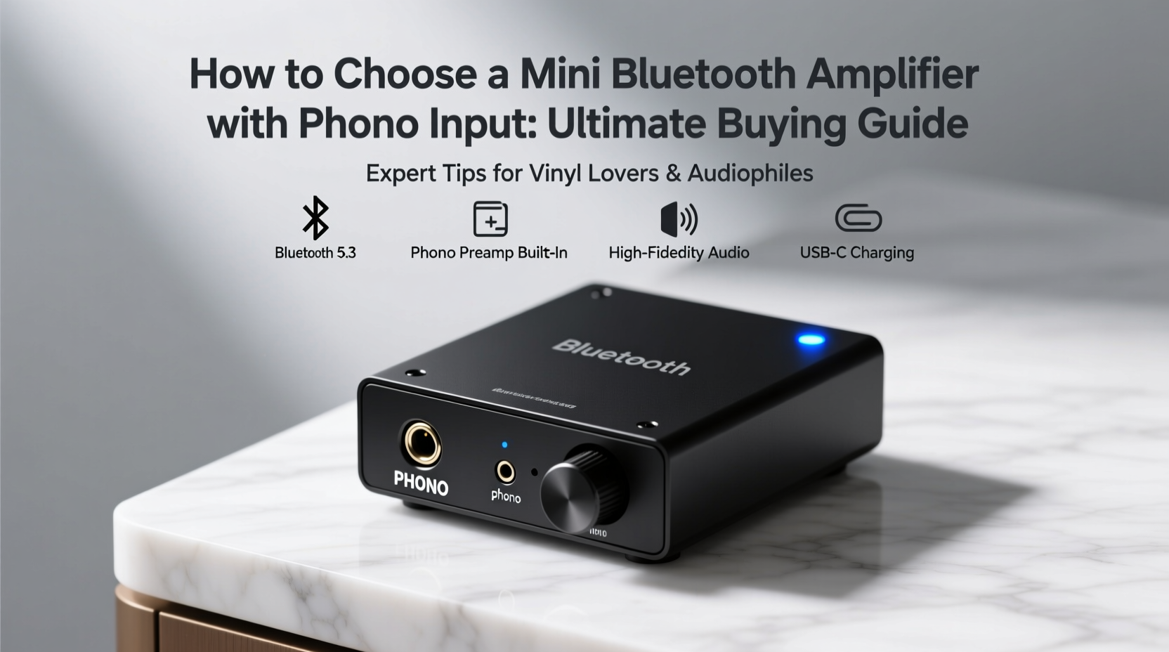 mini bluetooth amplifier with phono