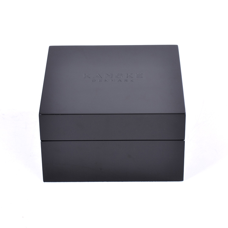 OEM custom made single gift packaging storage luxury wooden watch box