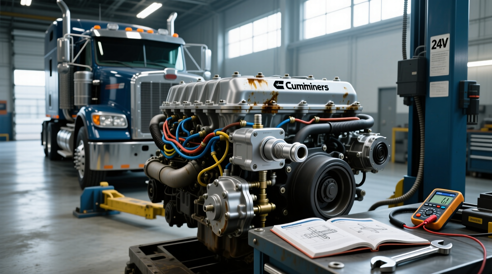 How to Find the 24V Cummins Oil Pressure Sensor Location