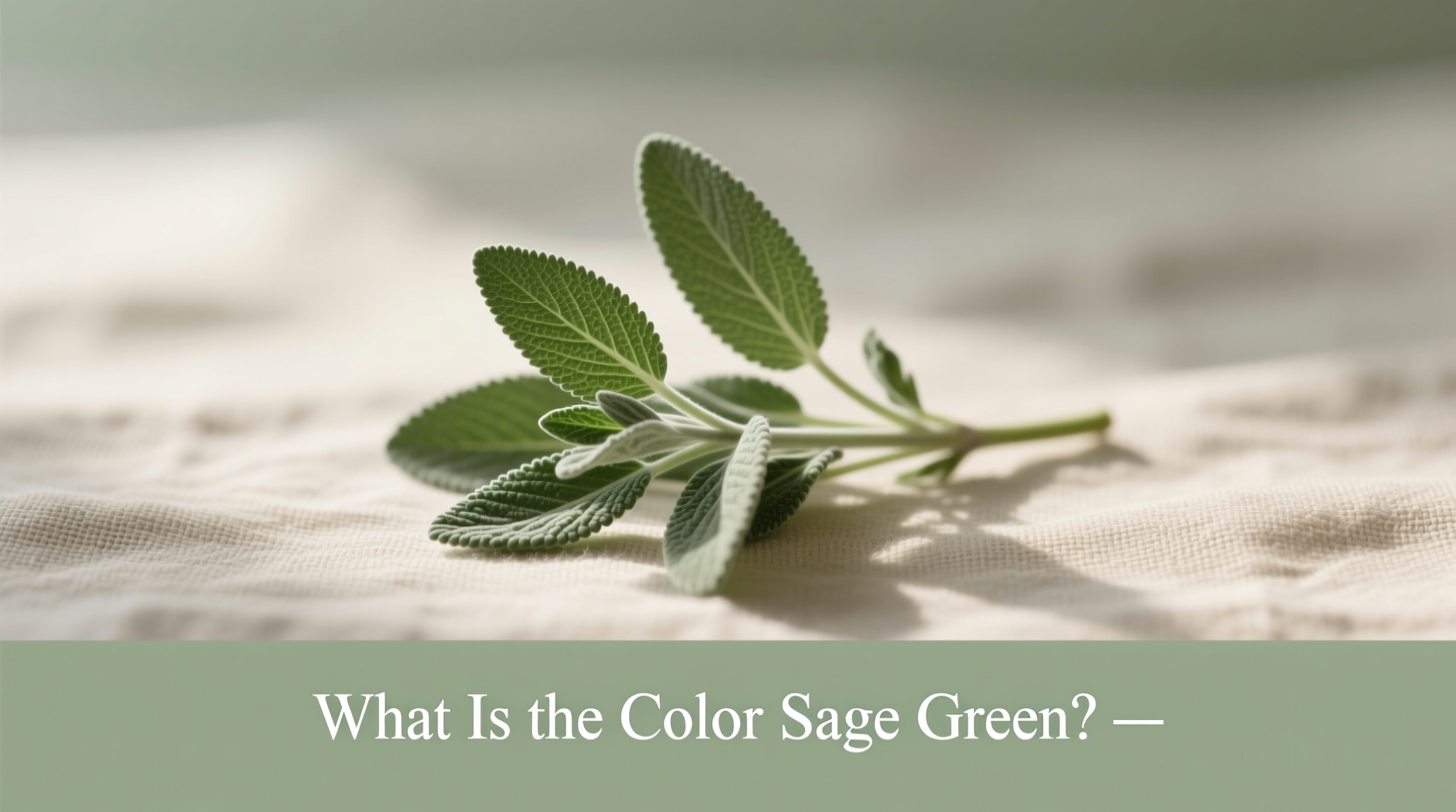 What Is the Color Sage Green?