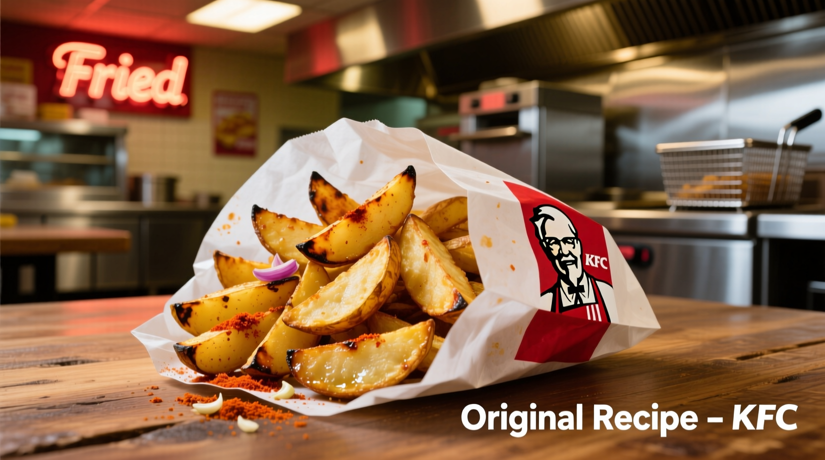 kfc potato wedges recipe