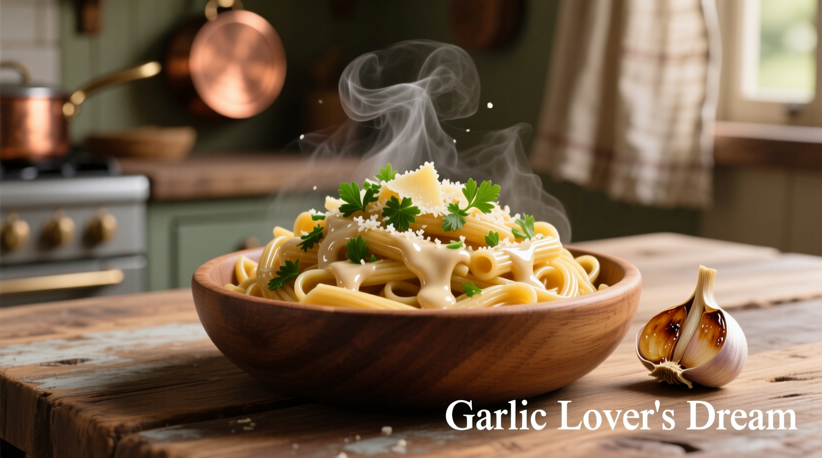 creamy garlic noodles