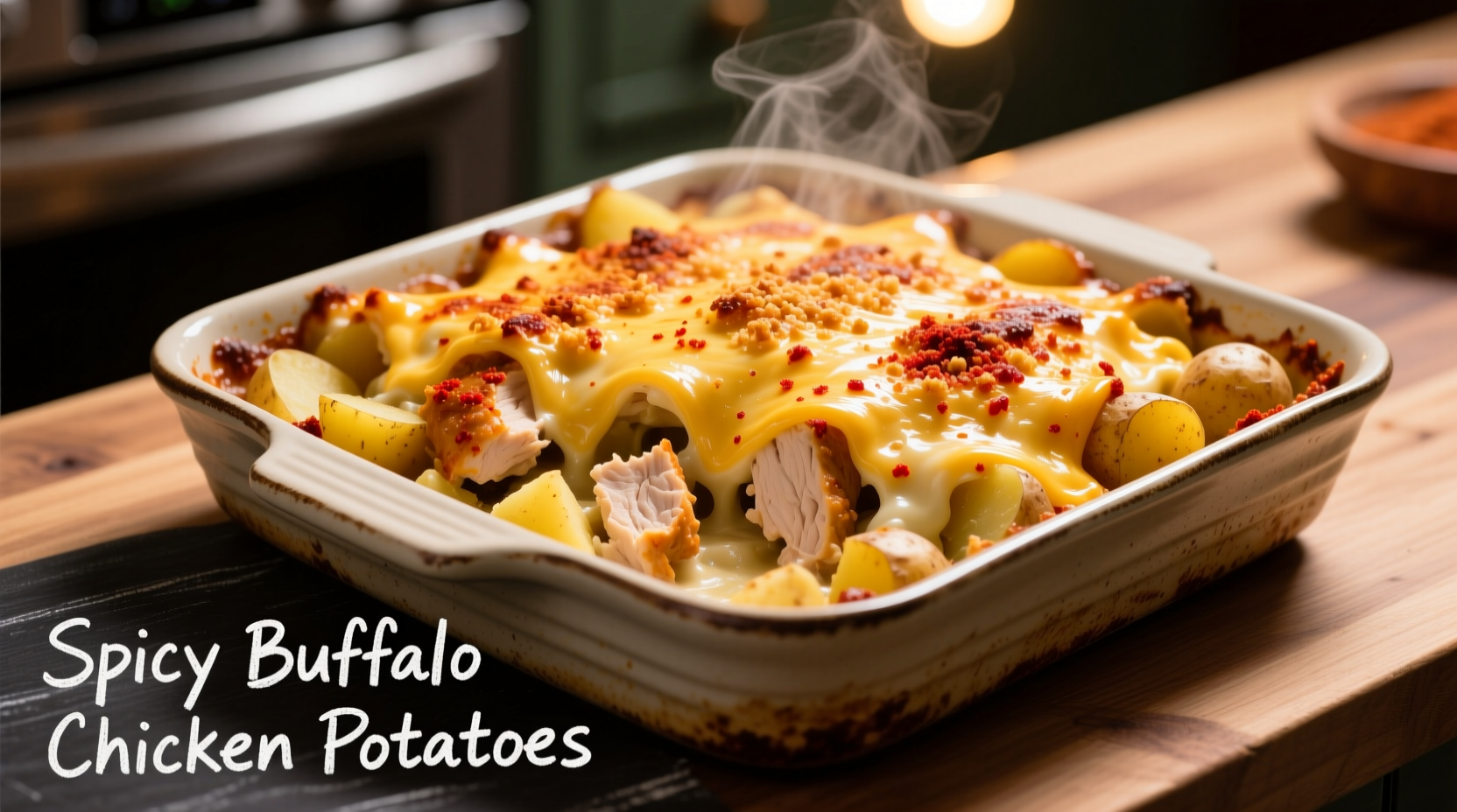 Perfect Chicken Potato Buffalo Casserole Recipe in 45 Minutes