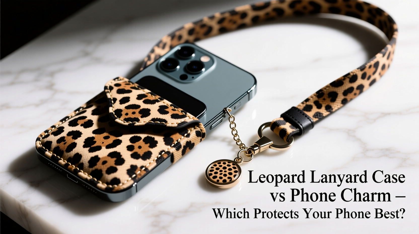 leopard lanyard case vs phone charm which ones less likely to get my phone smashed
