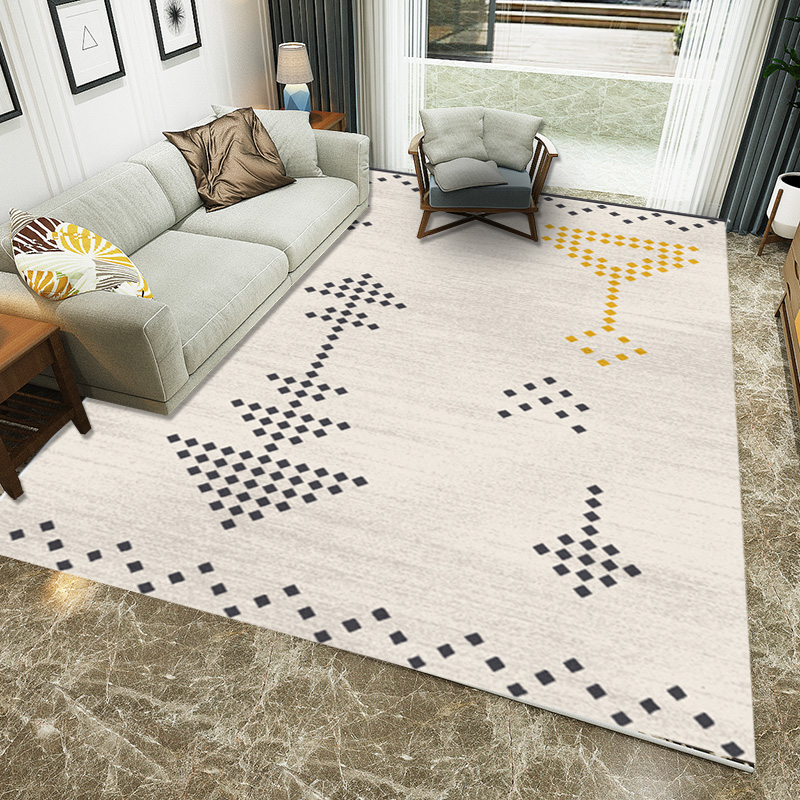 New style Nordic wind big carpet work fine soft non -slippery on moldy easy  clean living room carpet