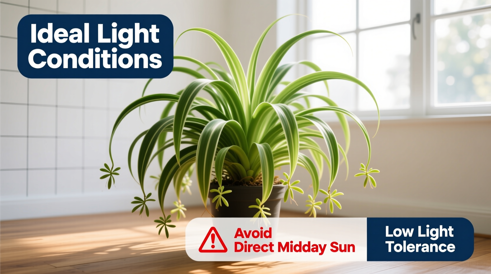 do spider plants like sun