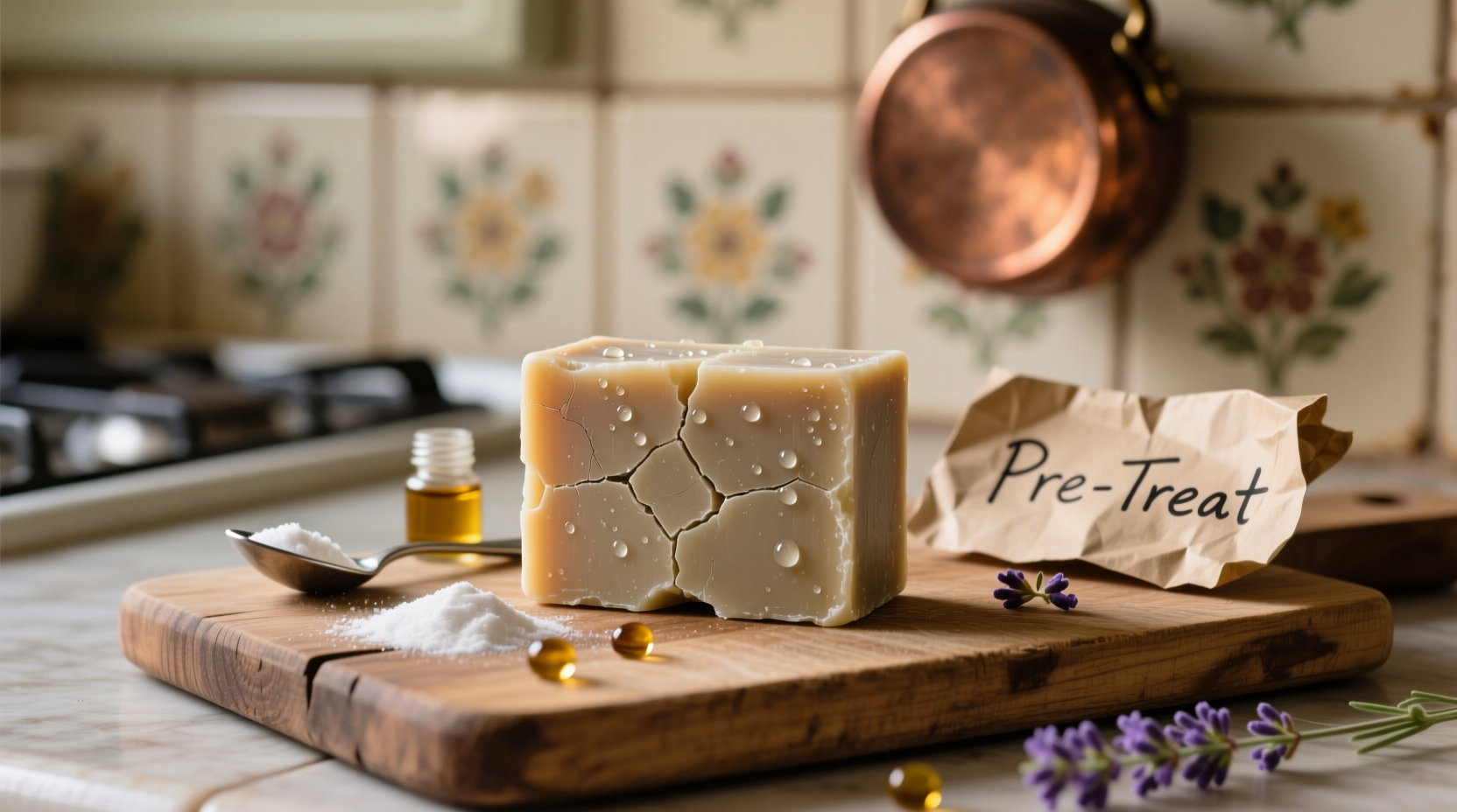 make a diy laundry pretreater out of bar soap