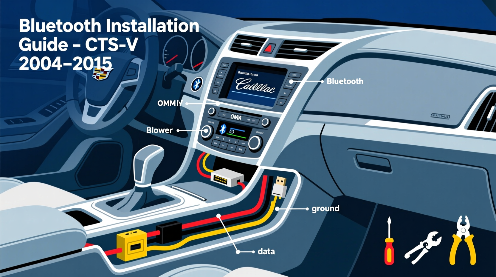 How to Install Bluetooth in a Cadillac CTS-V (2004–2015)