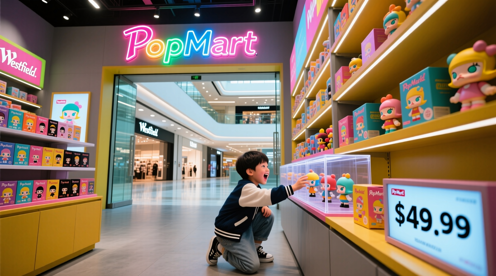 is there a popmart in westfield mall