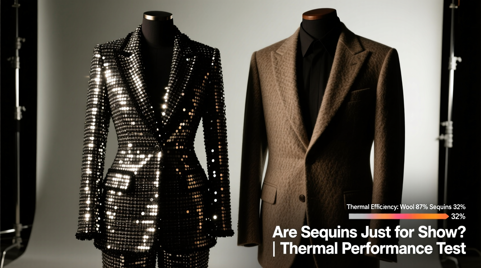 sequin tweed suit vs wool suit are sequins just for show or do they actually keep you warmer 2
