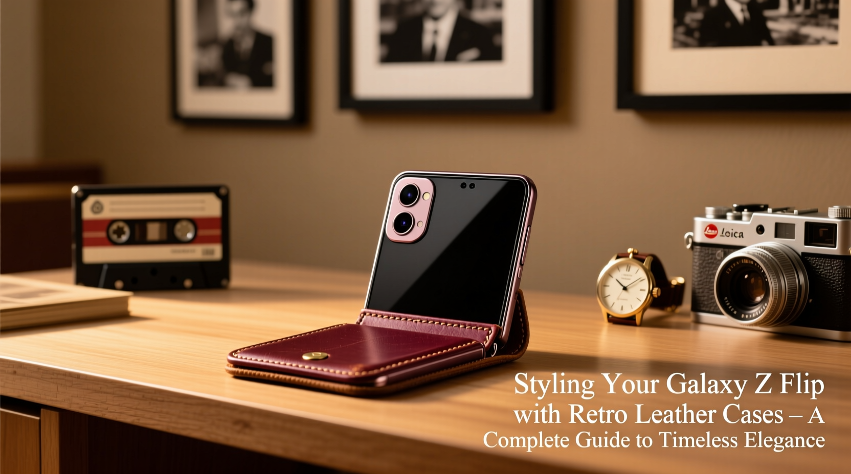 styling your galaxy z flip with retro leather cases a complete guide to timeless elegance
