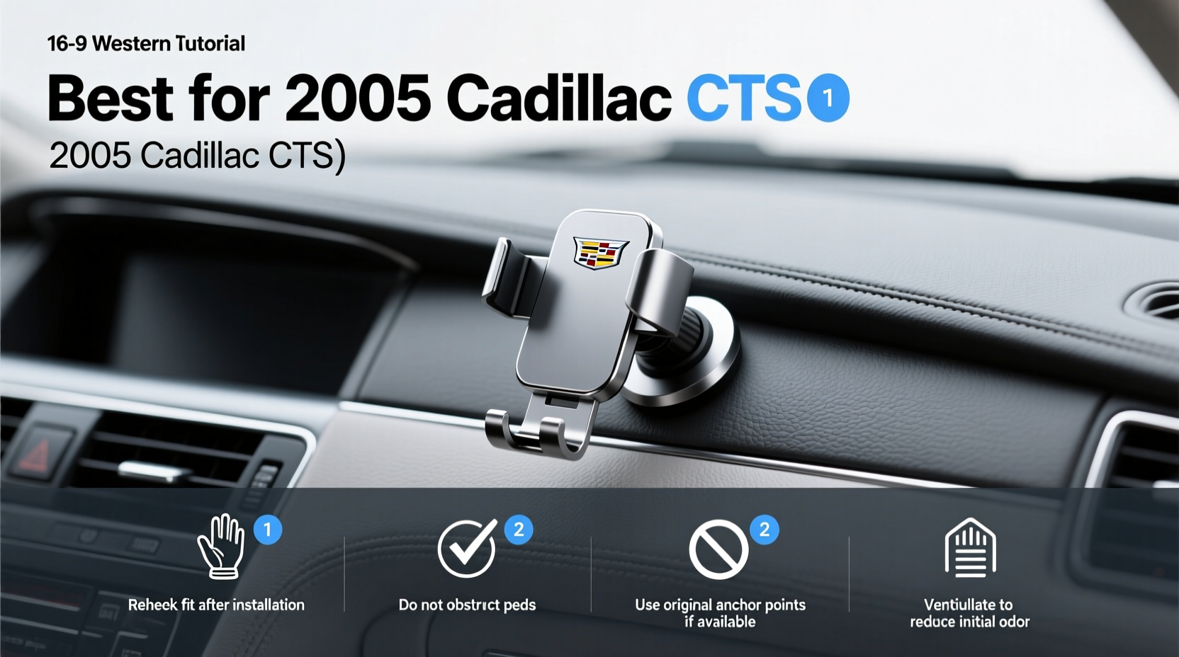 How to Choose Best Phone Mount for 2005 Cadillac CTS