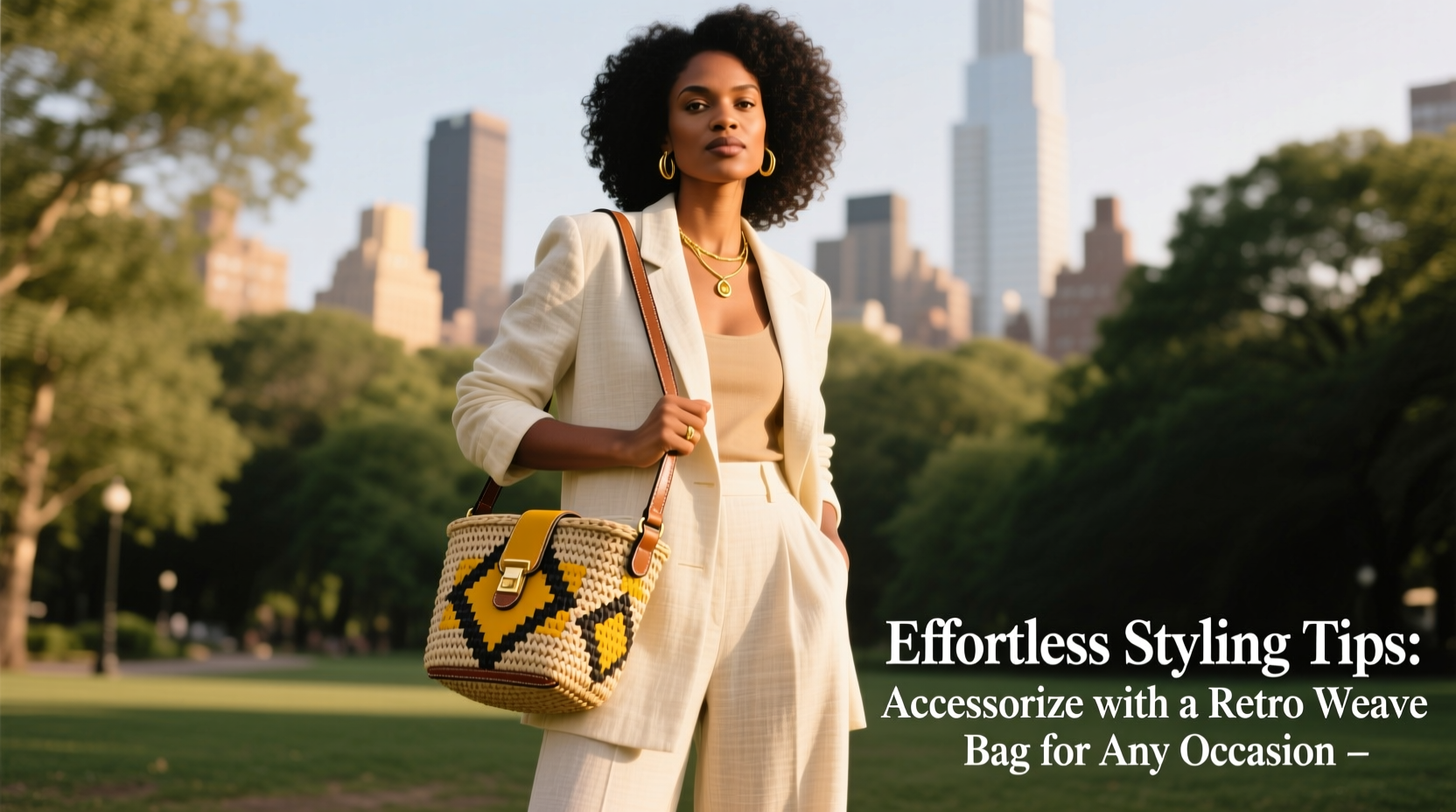 effortless styling tips how to accessorize with a retro weave shoulder bag for any occasion
