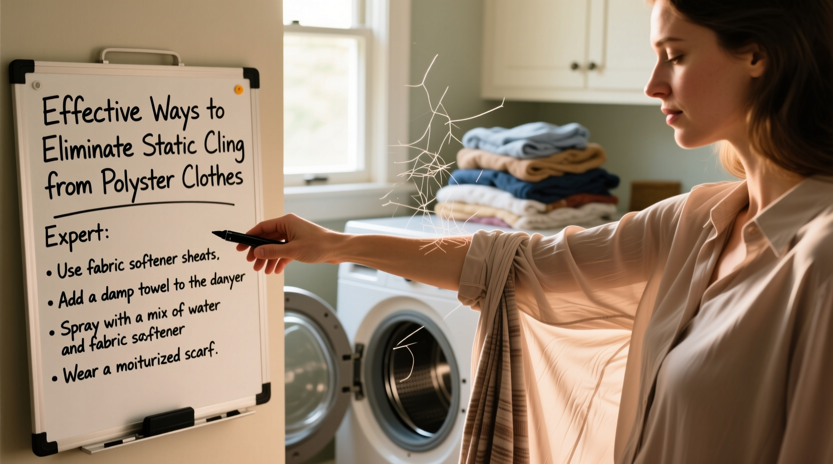 effective ways to eliminate static cling from polyester clothes expert tips and tricks