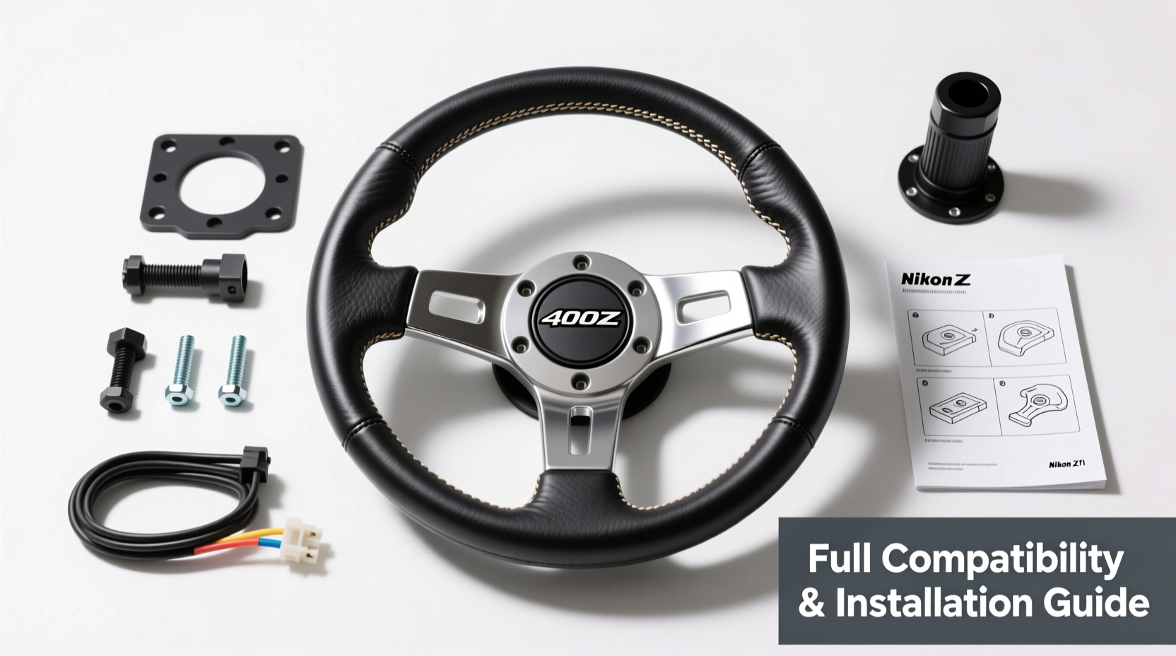 400z steering wheel swap