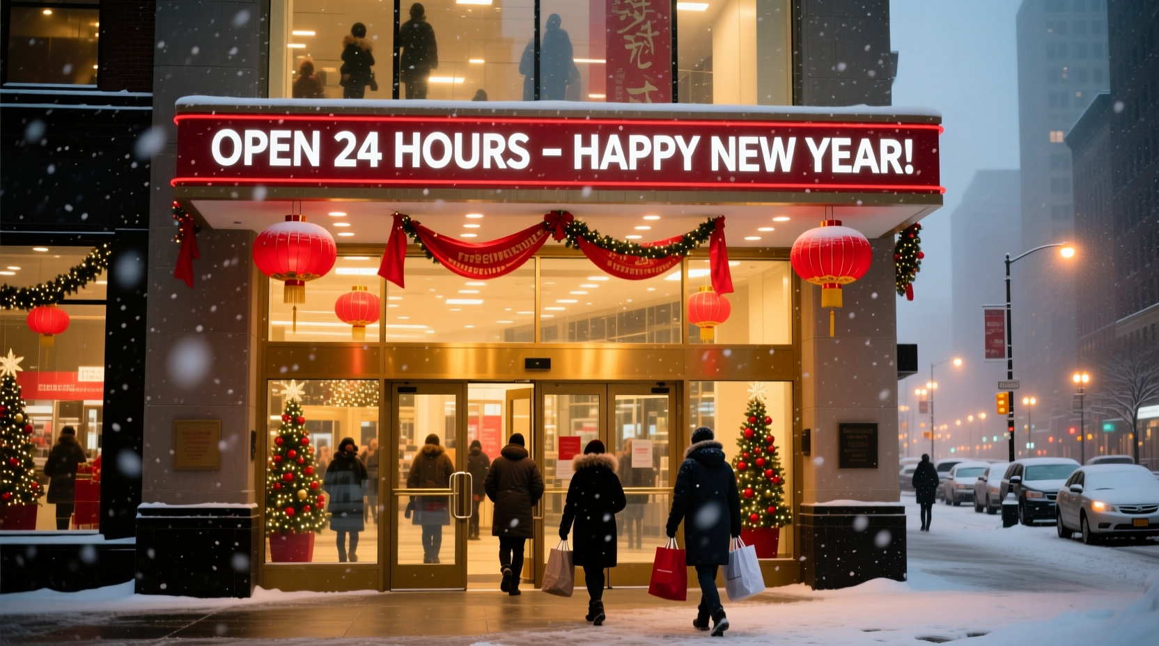 does mall open on new year