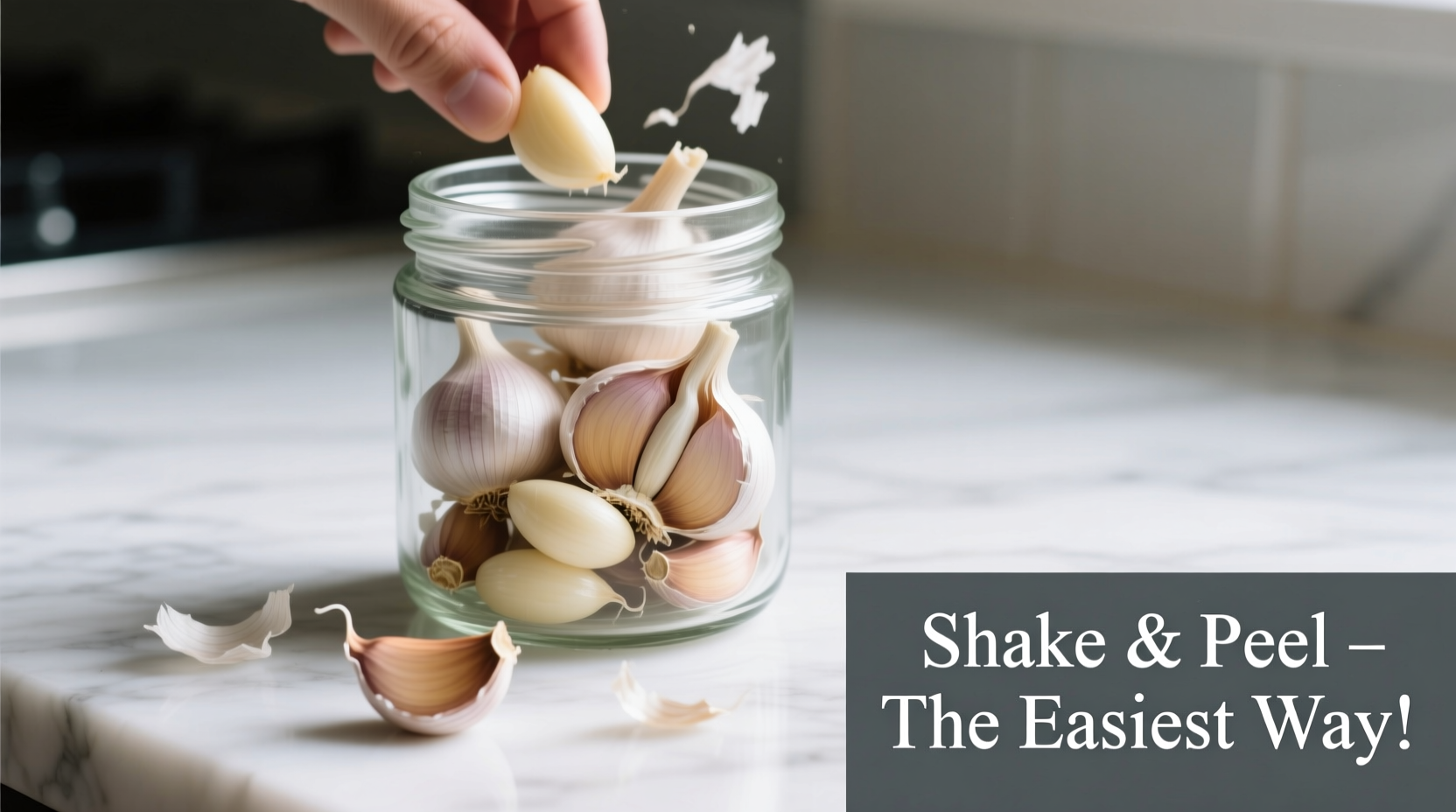 easiest way to skin garlic