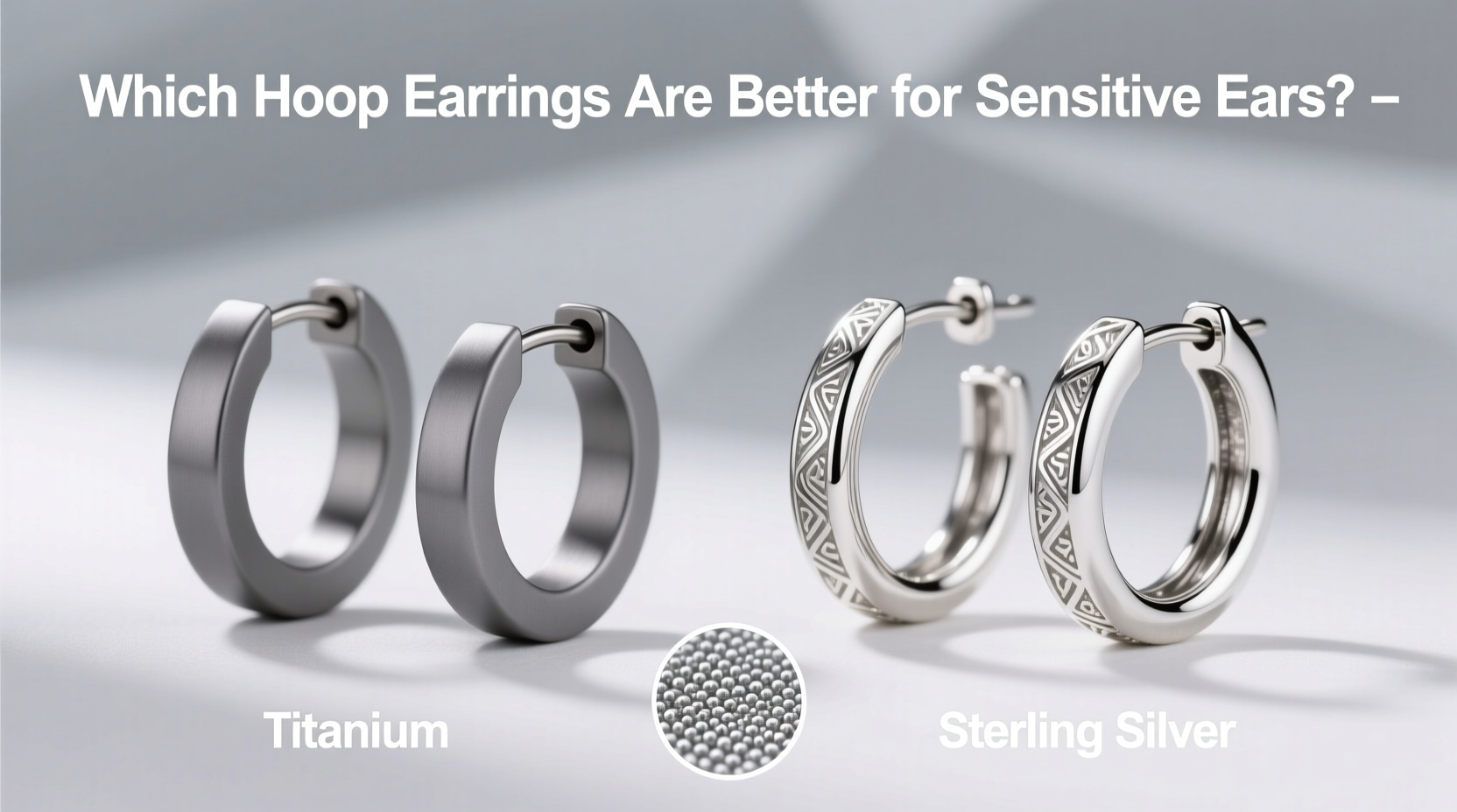 titanium earrings vs silver which hoop earrings are actually better for sensitive ears