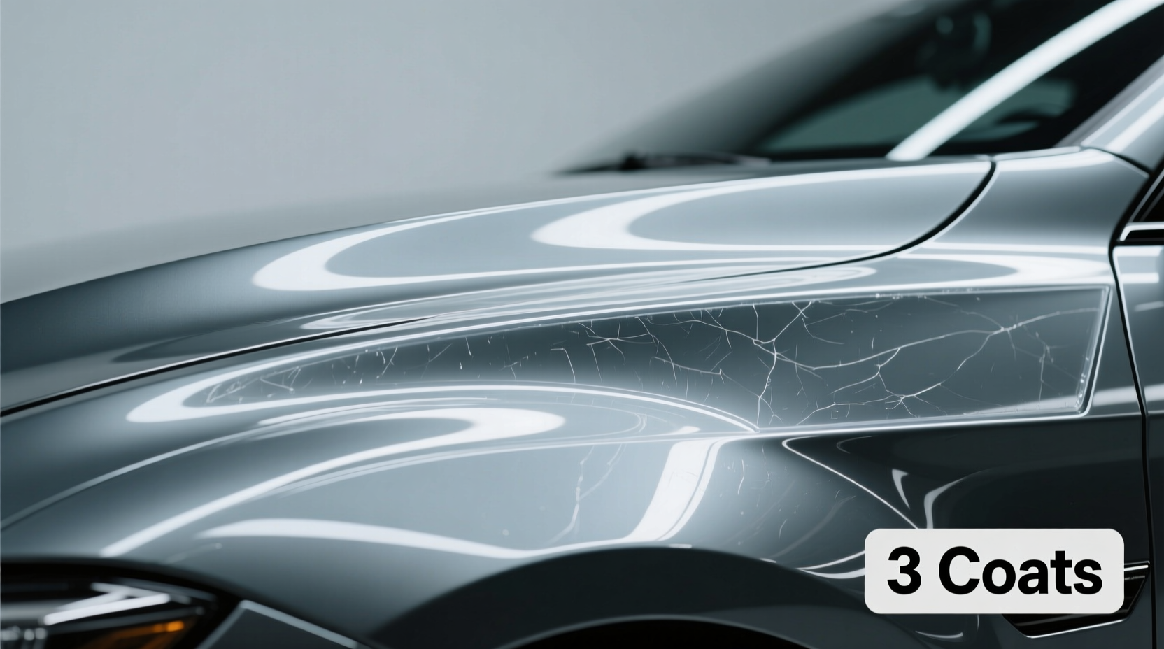 how many coats of clear coat on a car