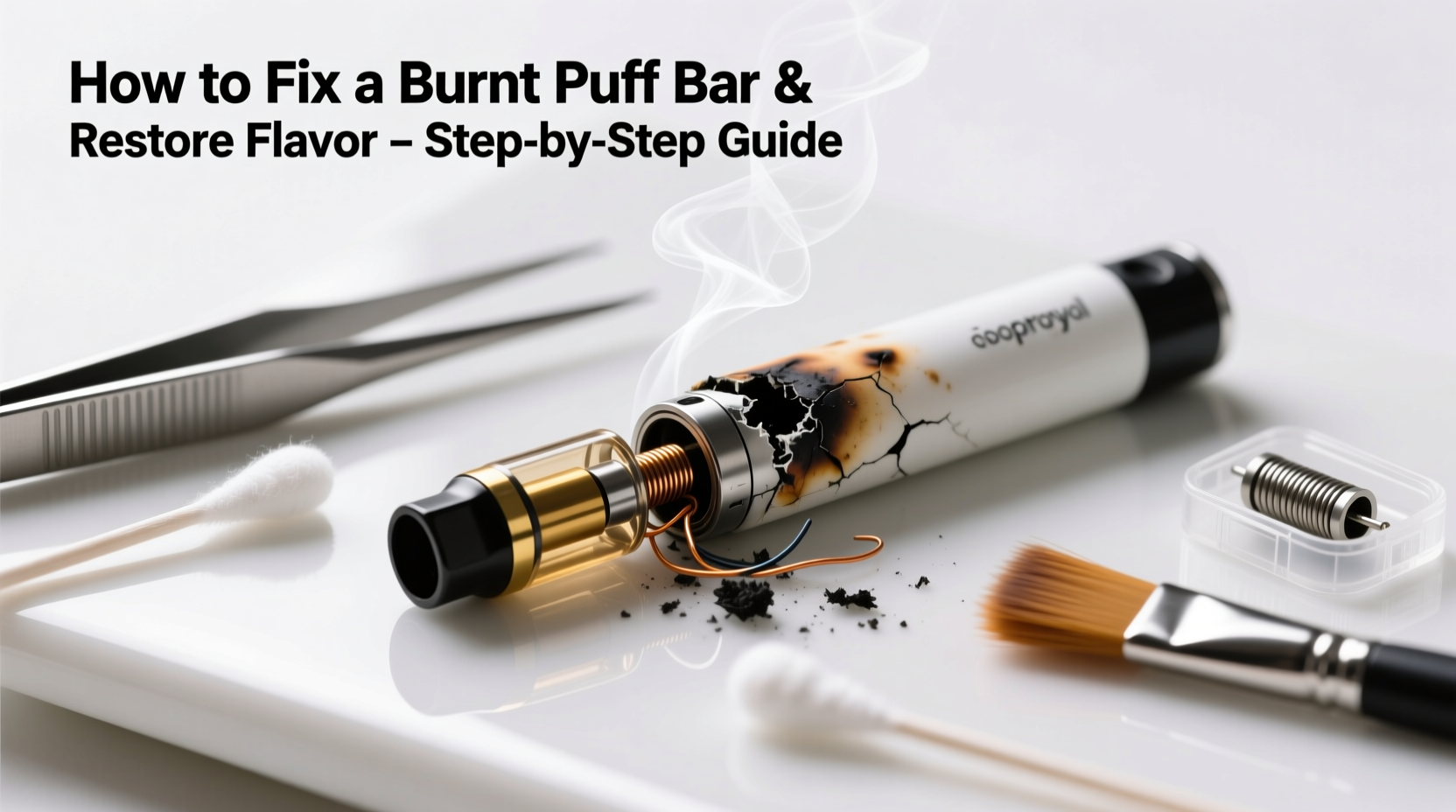 effective solutions for how to fix a burnt puff bar and restore flavor