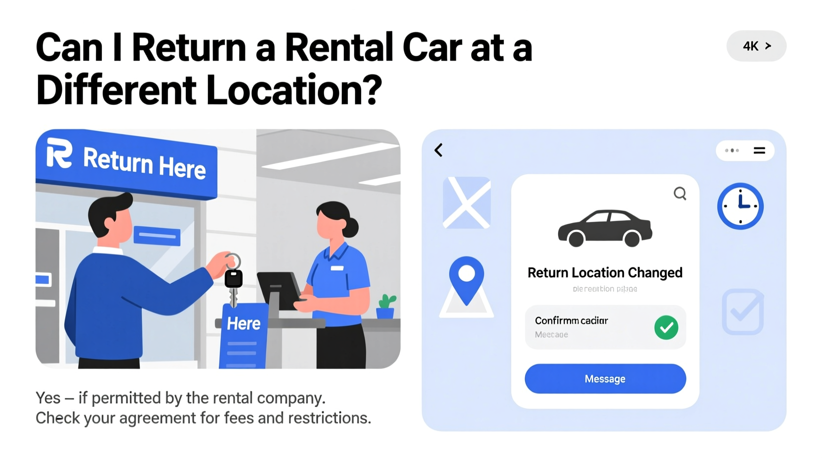 can i return a rental car at a different location