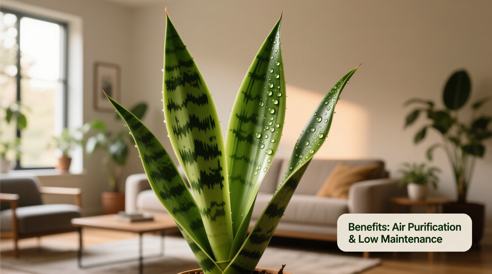Benefits of Snake Plants: Air Purification & Low Maintenance