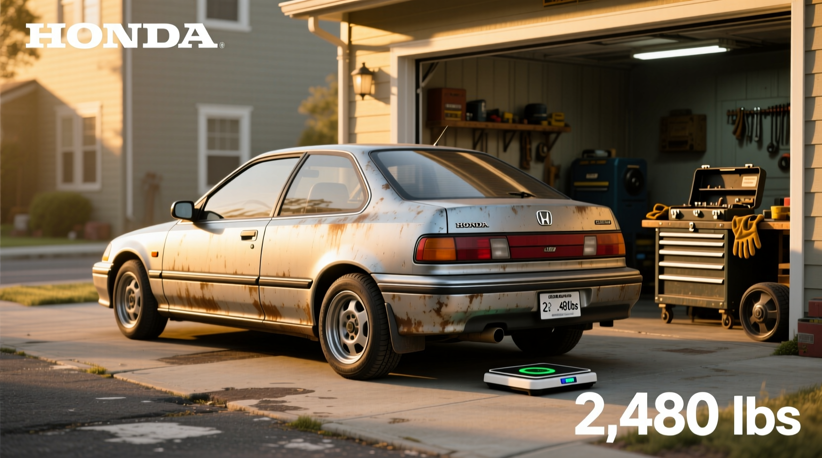 1997 civic hatchback weight guide