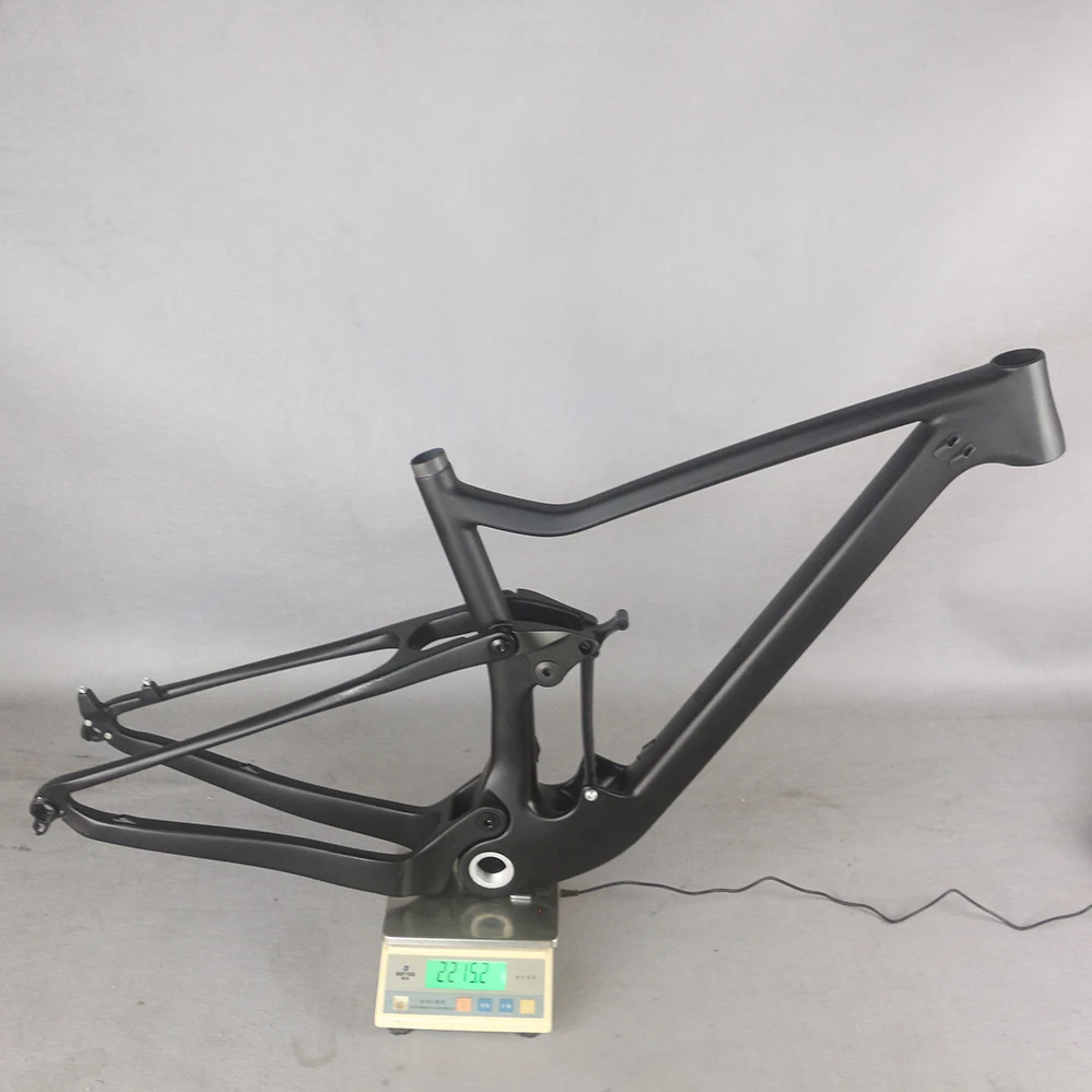2021 NEW Carbon frame 29er suspension mountain bike frameset BSA Carbon frame XC MTB bicycle travel 100mm black matte FM027