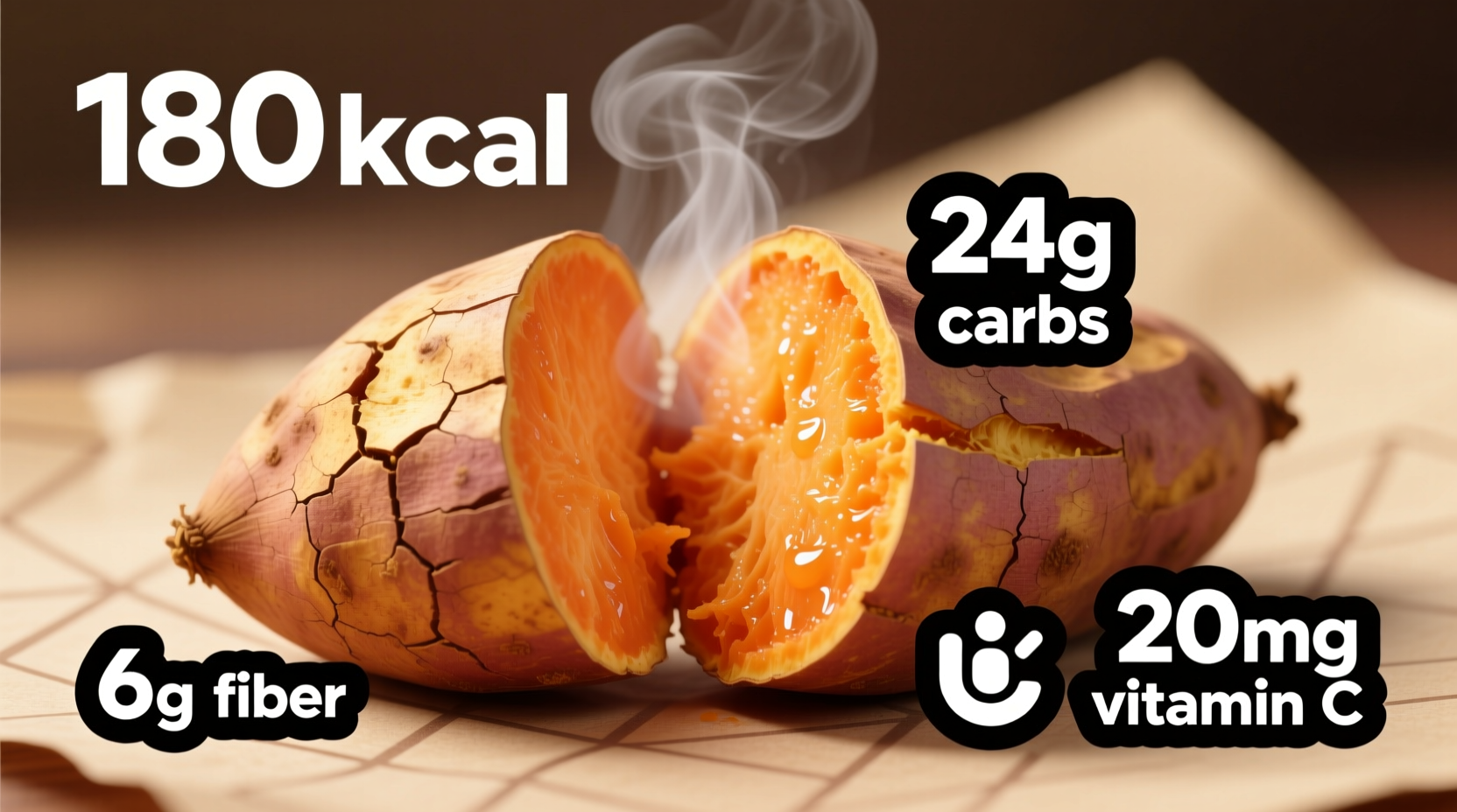 calories sweet potato