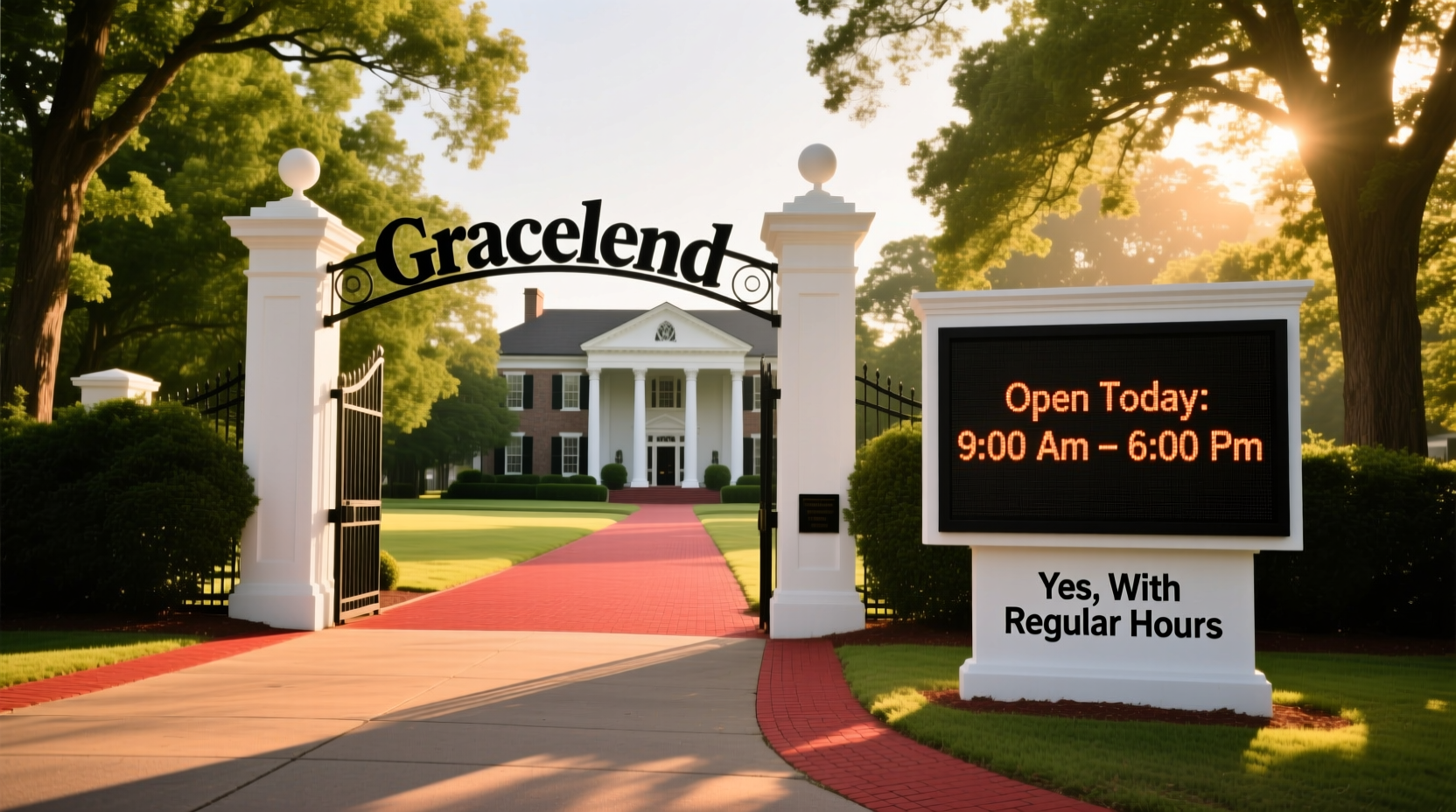 is graceland open on sundays