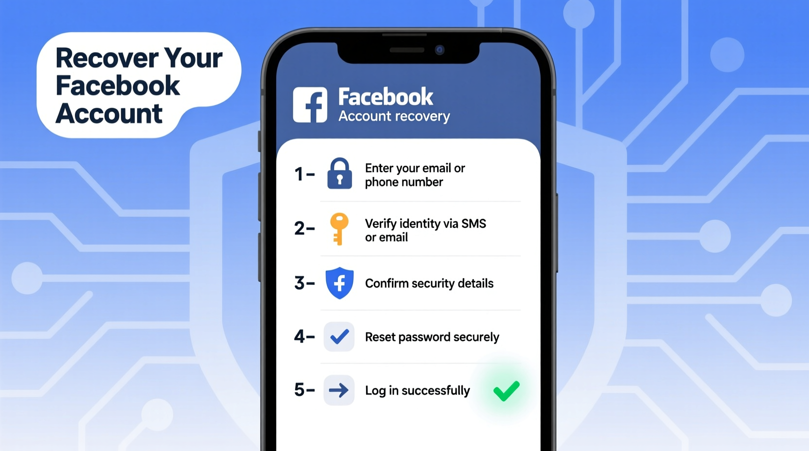 effective steps to recover your facebook account on a cell phone quickly and securely