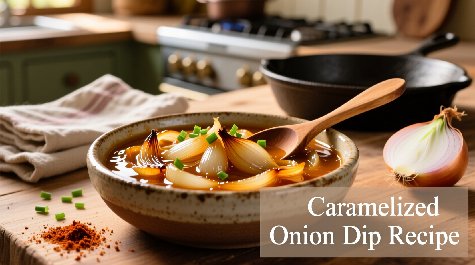 caramelized onion dip recipe
