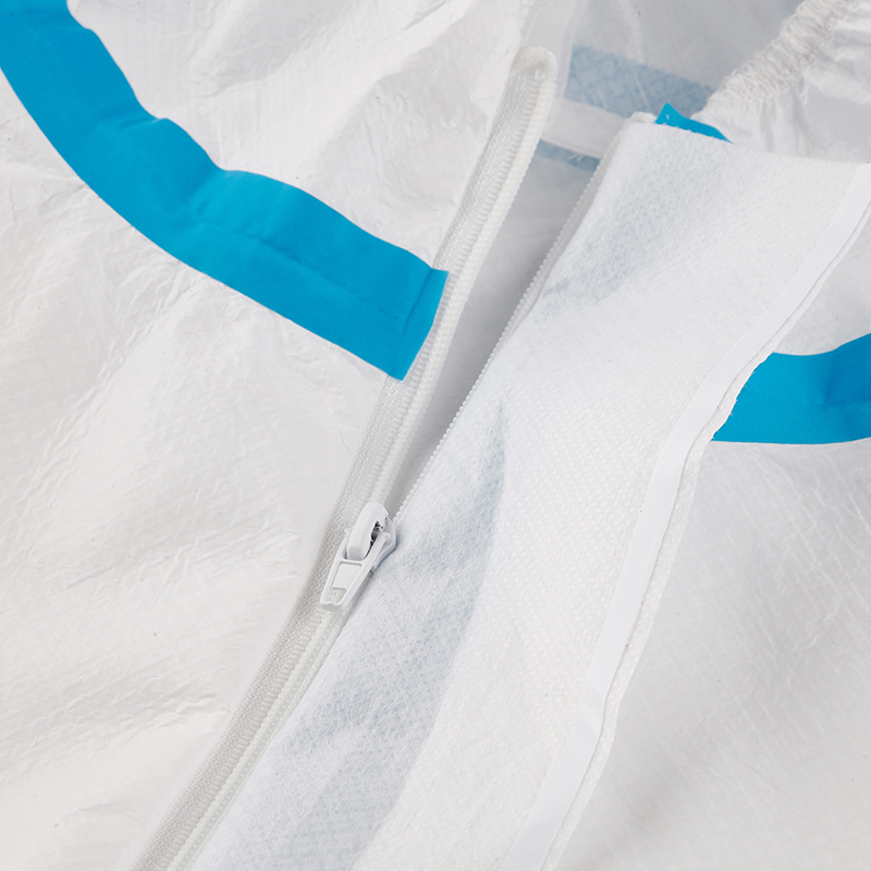 個人的な医学の保護プロダクト5/6の化学抵抗力がある使い捨て可能なつなぎ服医学テープ3xl 4xl 2