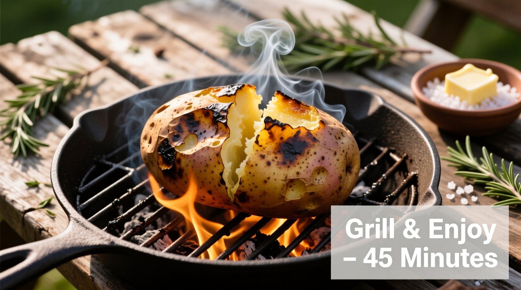 how to make a baked potato on a grill