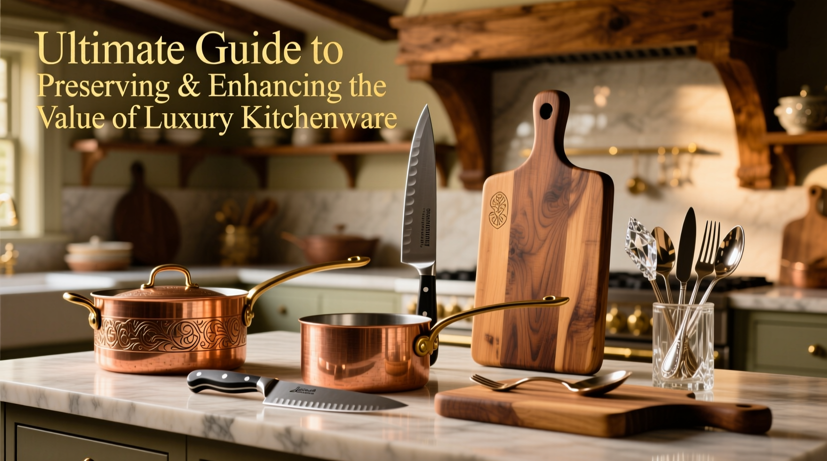 ultimate guide to preserving and enhancing the value of luxury kitchenware