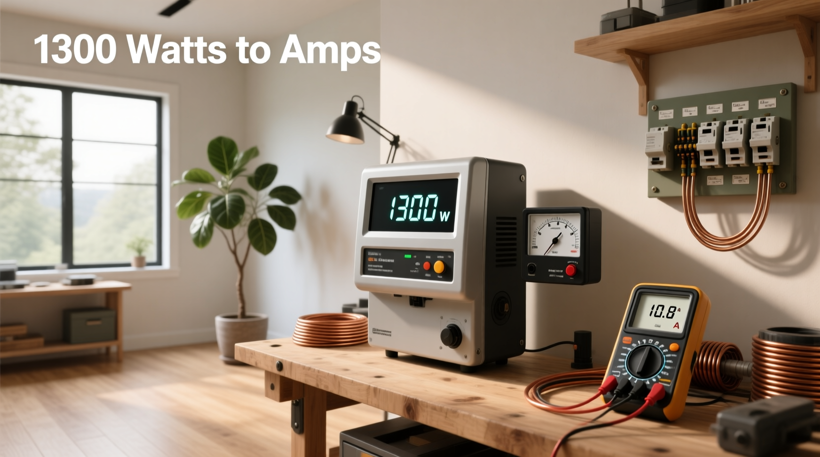 1300 watts to amps quick conversion guide