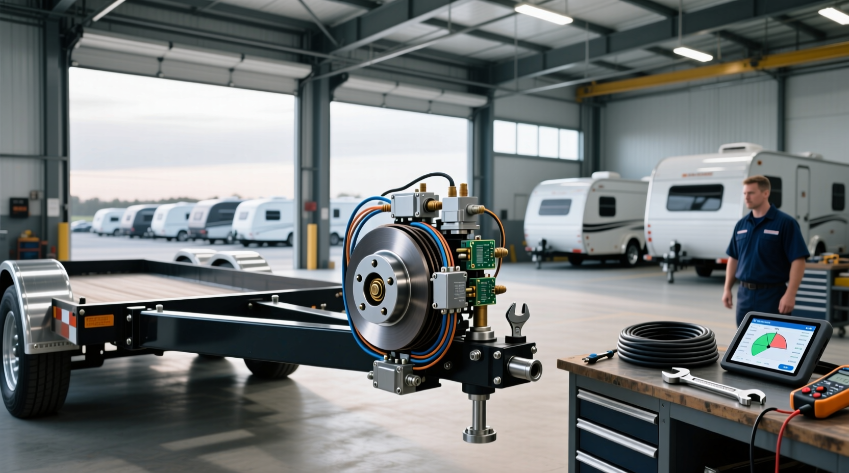 How Electric Trailer Brakes Work with Diagram and Wiring Guide