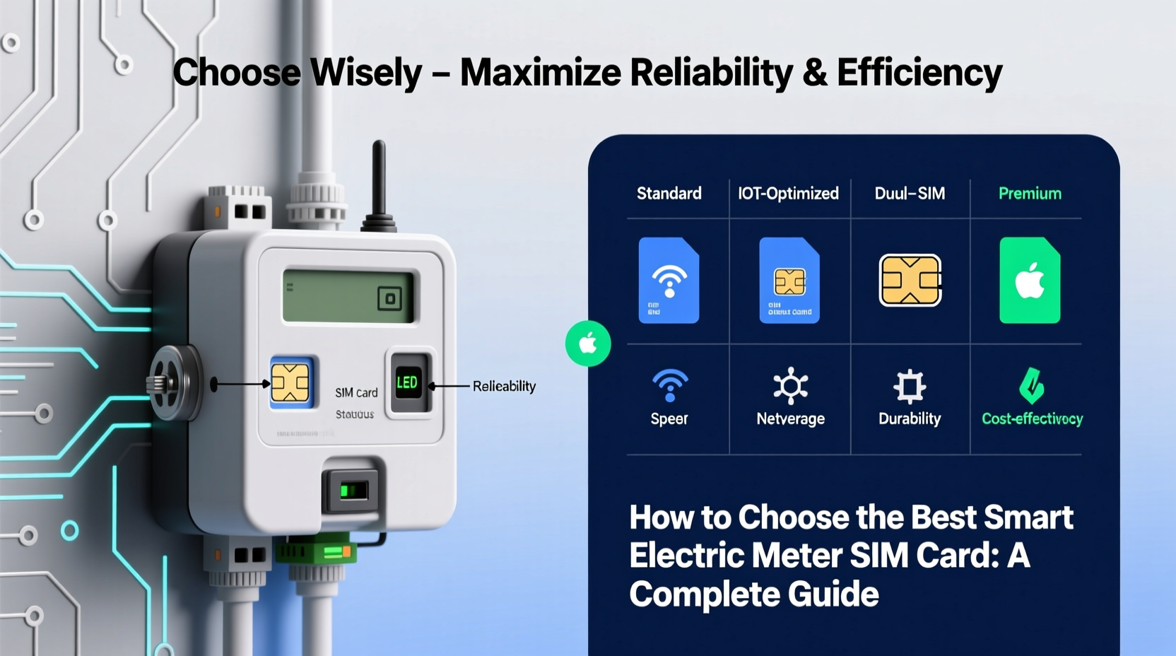 How to Choose the Best Smart Electric Meter SIM Card: A Complete Guide
