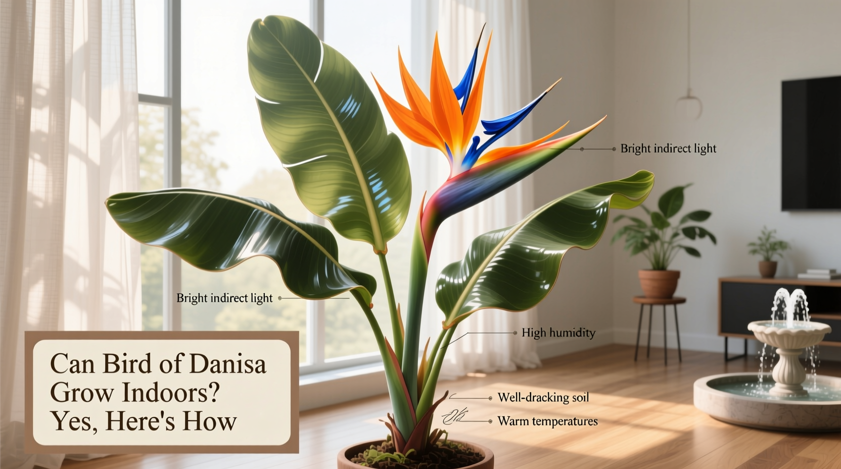 Can Bird of Paradise Grow Indoors? Yes, Here's How