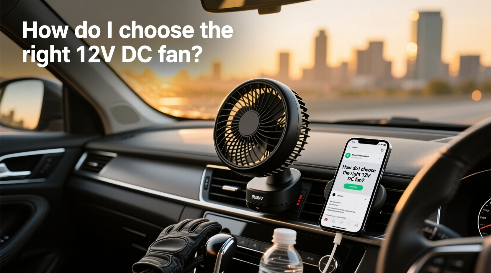 How to Choose 8 inch Portable Oscillating Car Fan 12V DC or 24V DC
