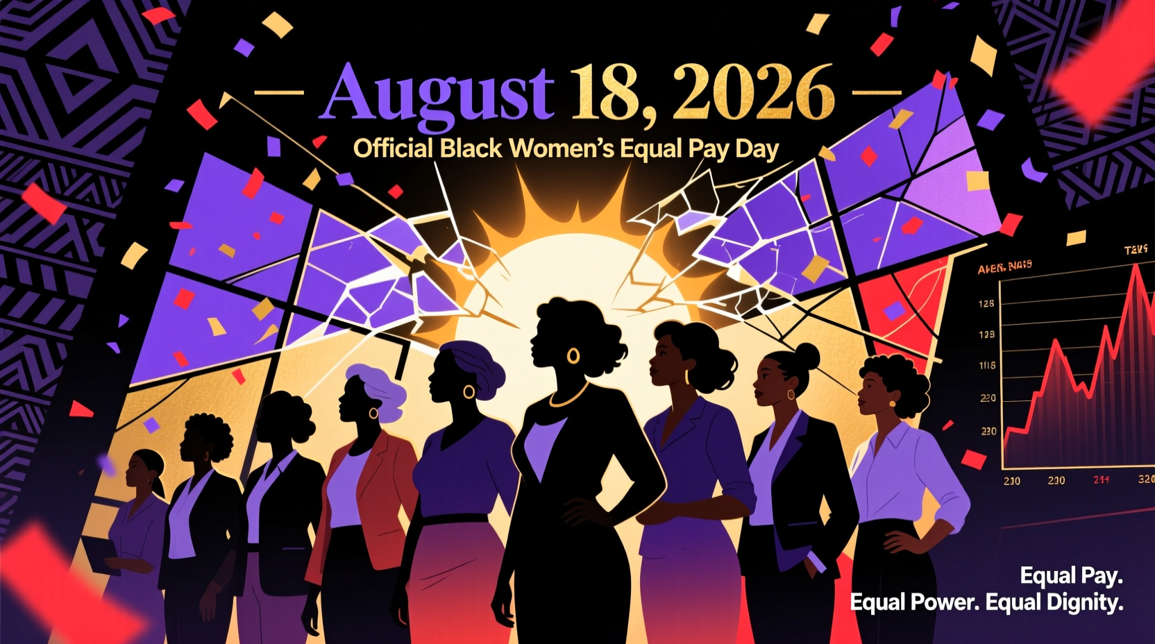 black womens equal pay day