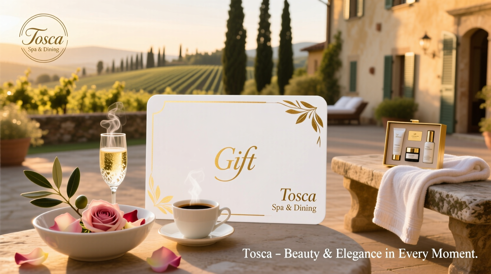 tosca gift card ideas beauty spa italian dining treats