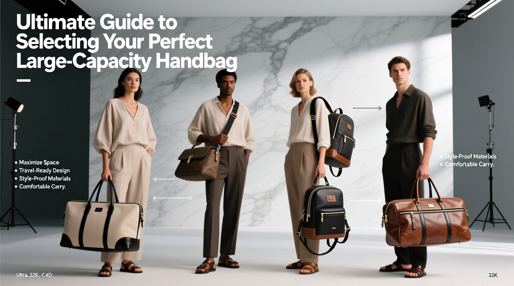 ultimate guide to selecting the perfect large capacity handbag for your needs and style