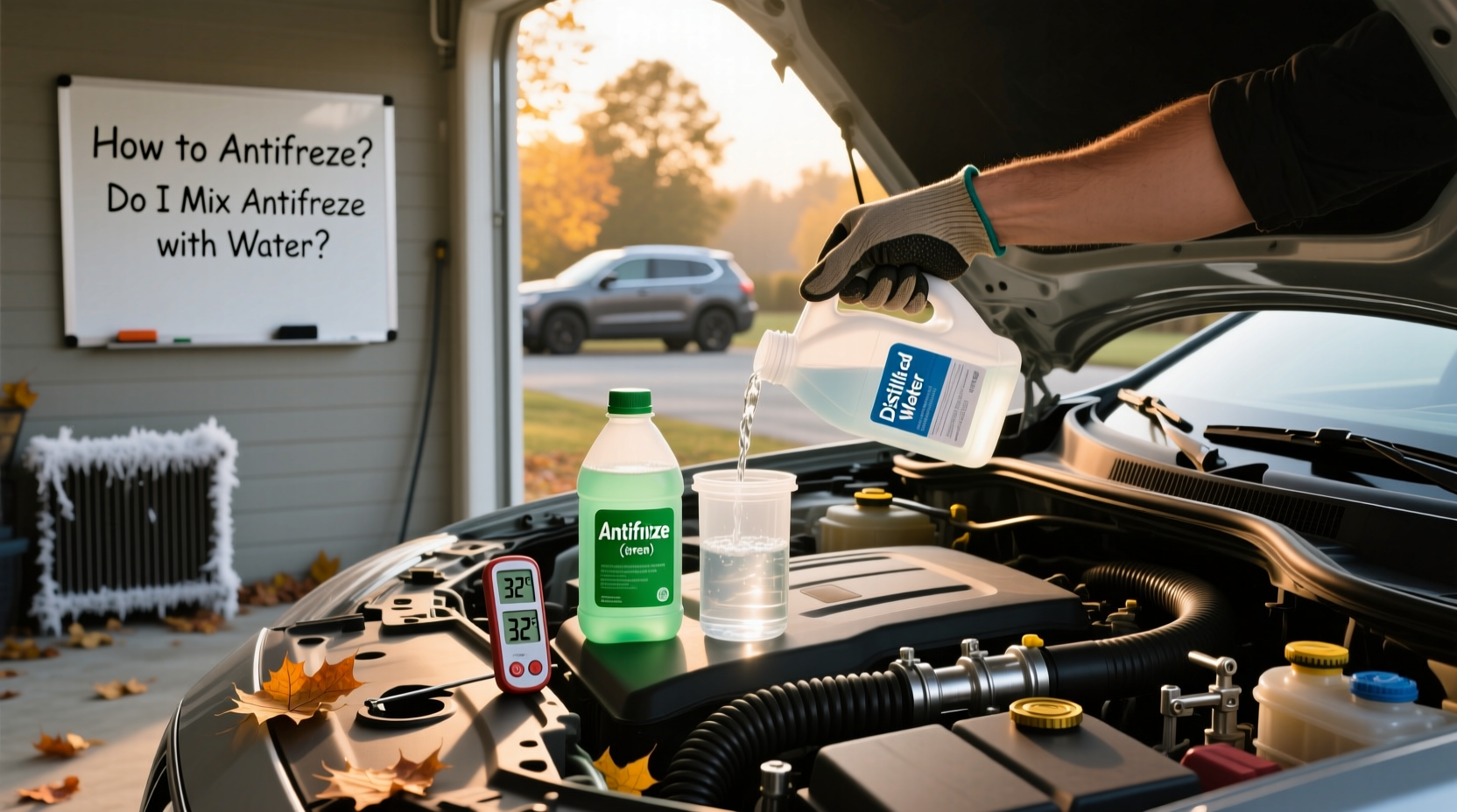 How to Choose Antifreeze and Mix with Water: A Complete Guide