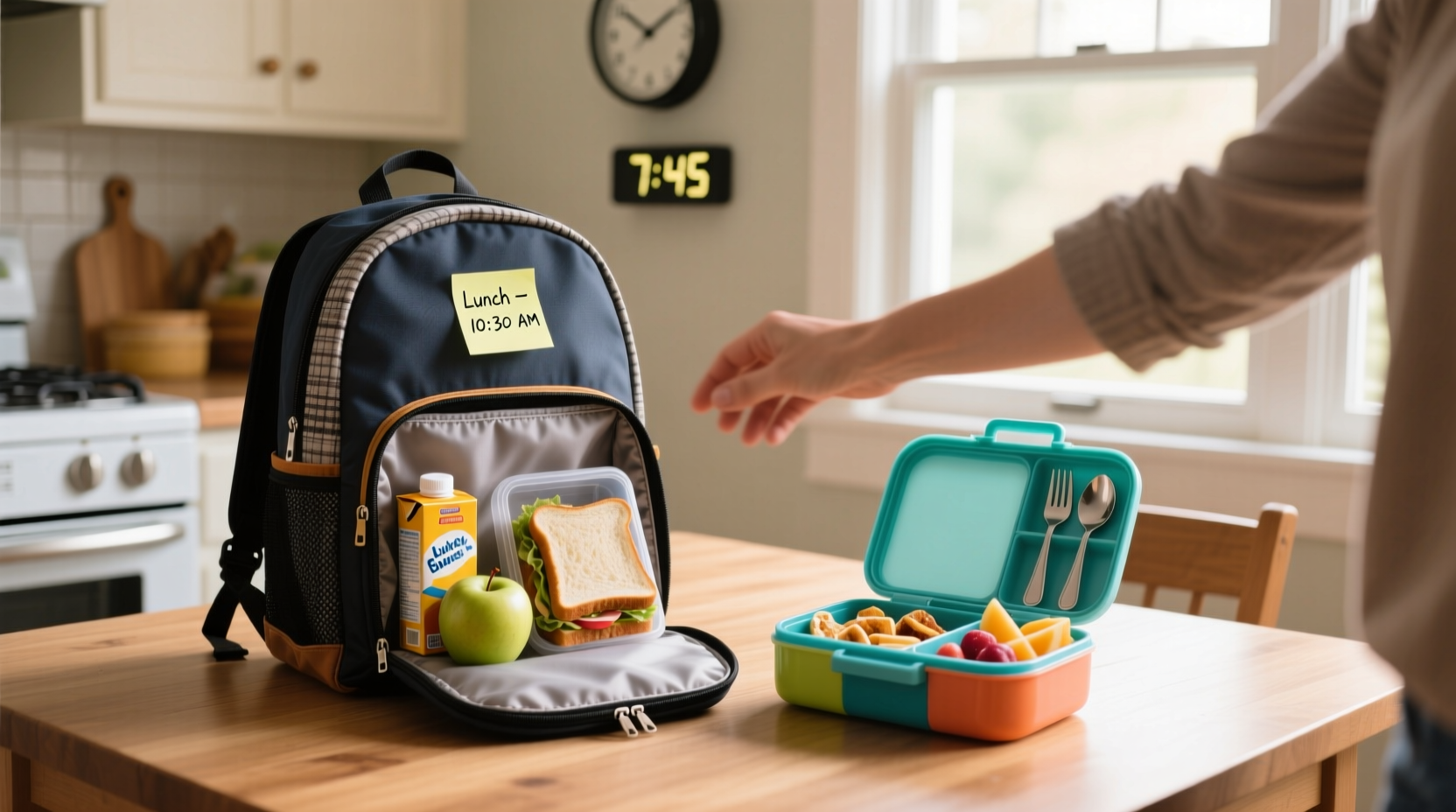 school backpack with built in lunch bag vs separate lunchbox which ones actually easier for parents