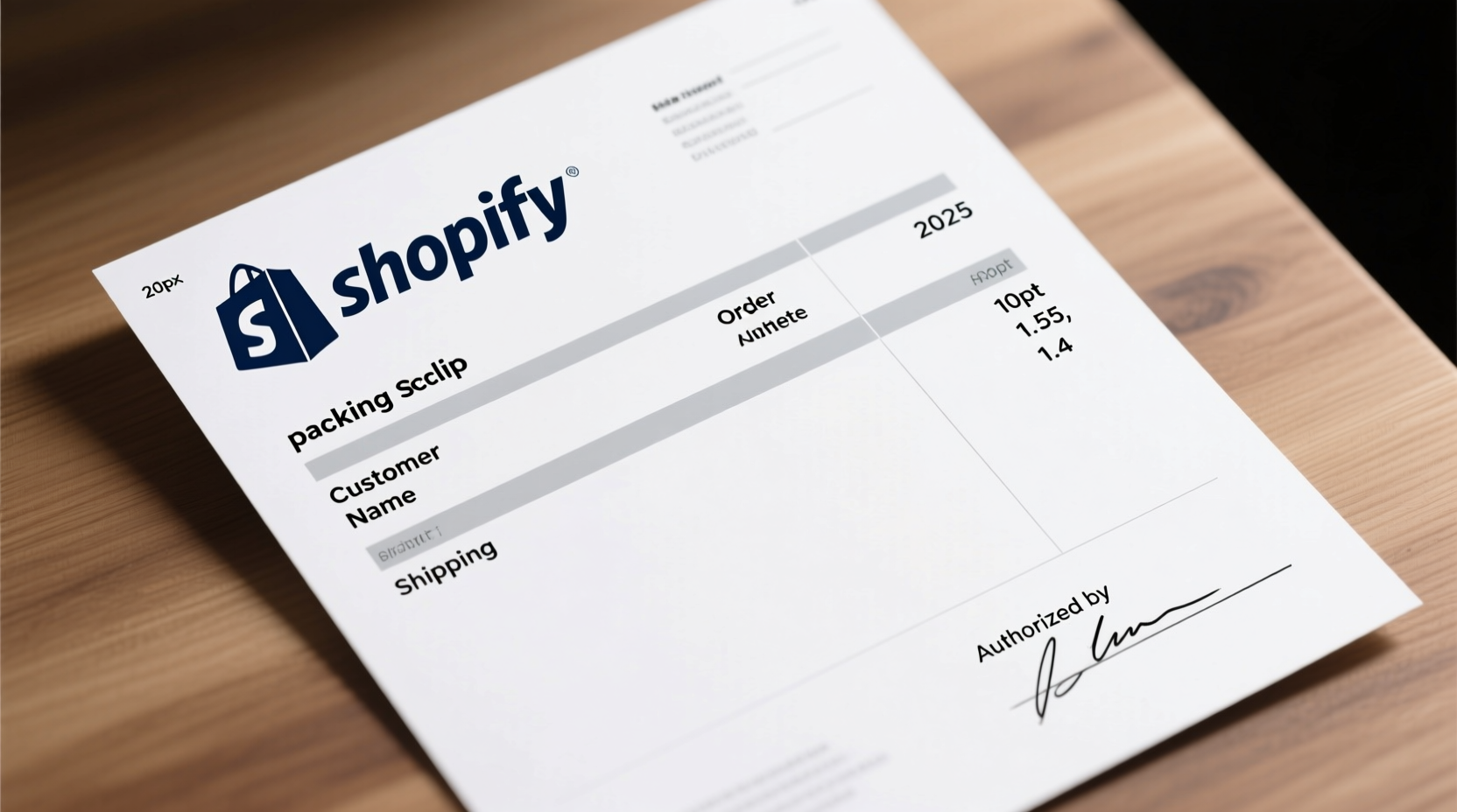 Add Logo to Shopify Packing Slip Template 2025