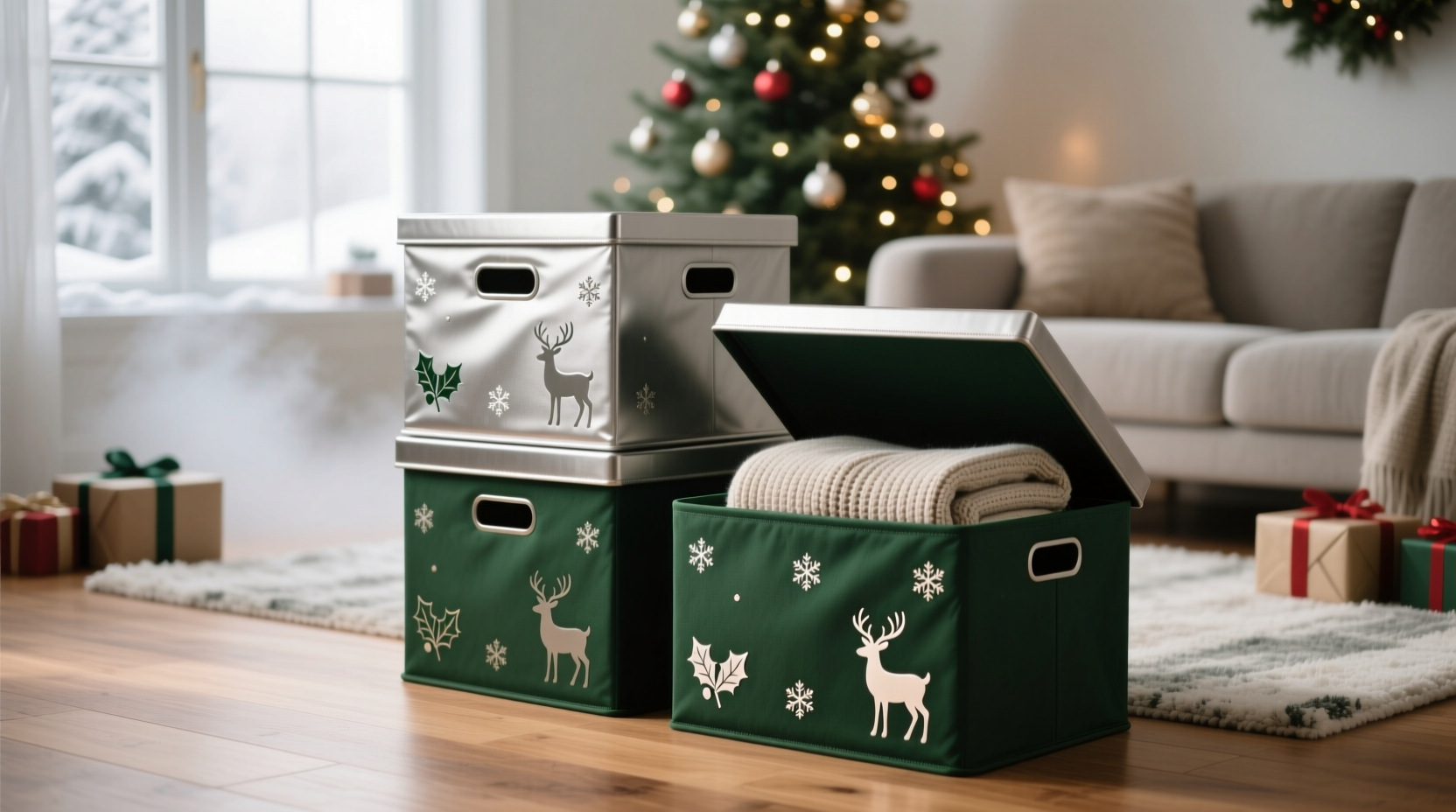 best christmas storage bins