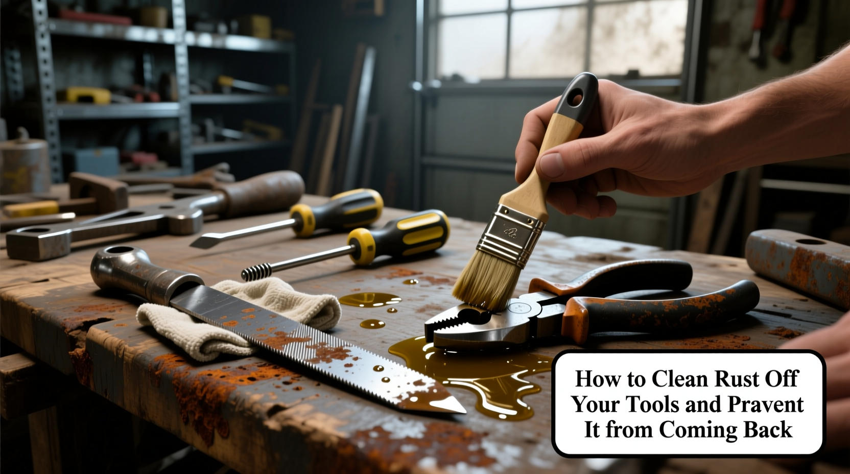how to clean rust off your tools and prevent it from c